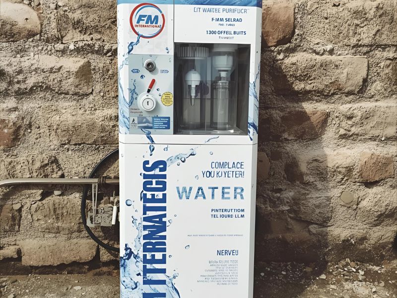 “FM International water purifier kitchen chimney sales & service owner”.